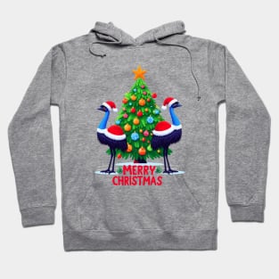 christmas australian emu Hoodie